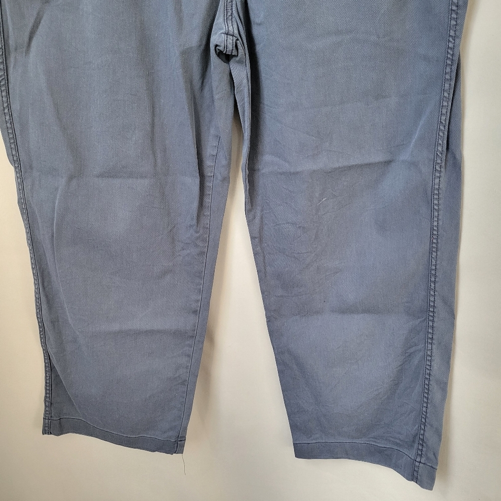 Faherty Essential Drawstring Cotton Modal Linen Blend Pants In Blue L‎ - Picture 5 of 14